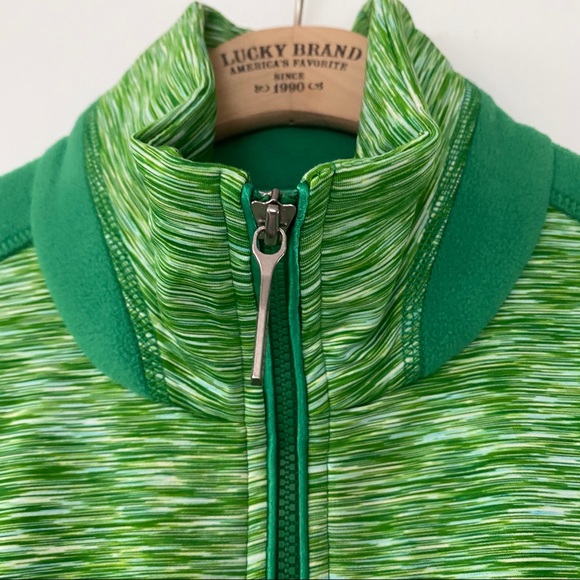 Allsport of Austria Full Zip Athletic Jacket w Fleece Accents MEASUREMENTS - Picture 7 of 11